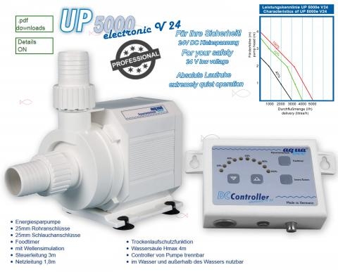 Universal BLDC Kreiselpumpe UP 5000 electronic V24